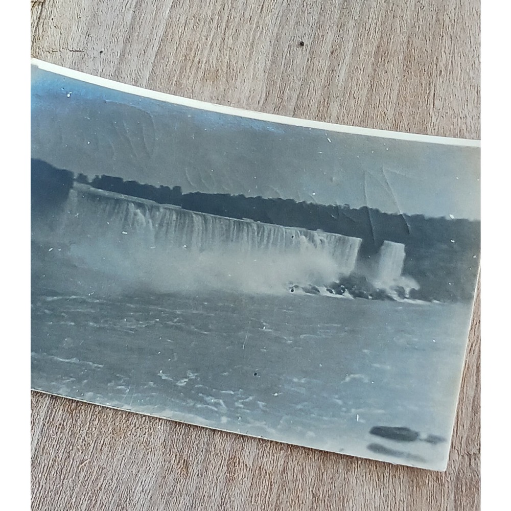 Niagara Falls Old Vintage Black & White Photograph Waterfall